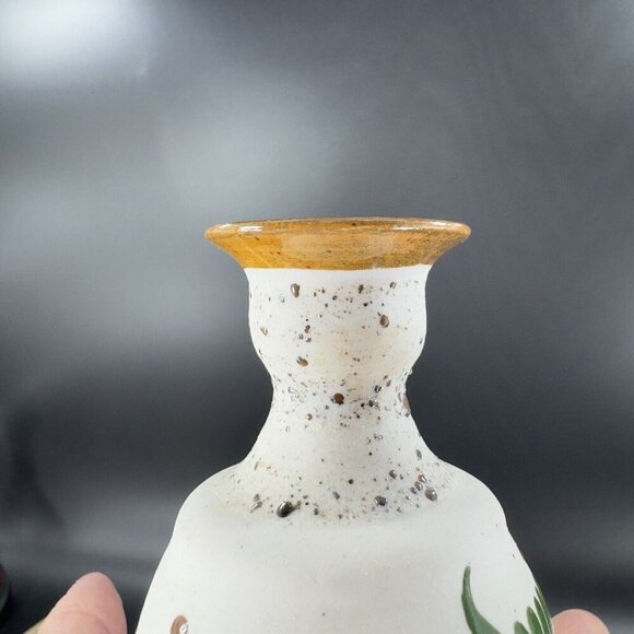 Mexico Folk Art Pottery Vase Tonala Talavera Ceramic Hand Painted Stoneware VTG - Picture 5 of 16